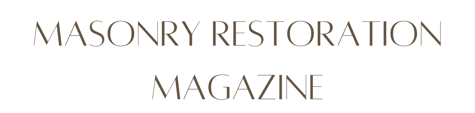 Masonry Restoration Magazine